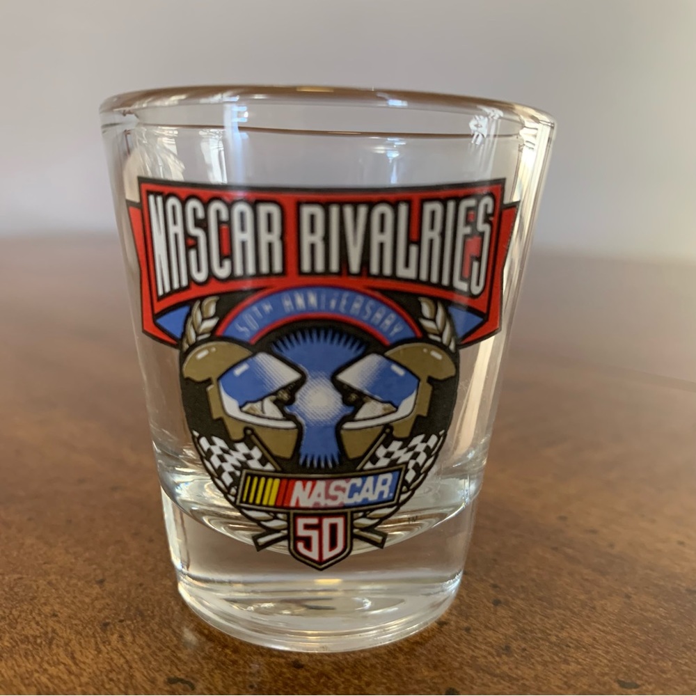 Vintage 1998 NASCAR Rivalries 50th Anniversary Shot Glass